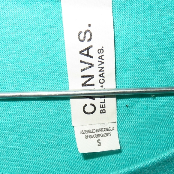 Lot of 2 Small Bella T-shirts (Teal & Wine) - Picture 2 of 4